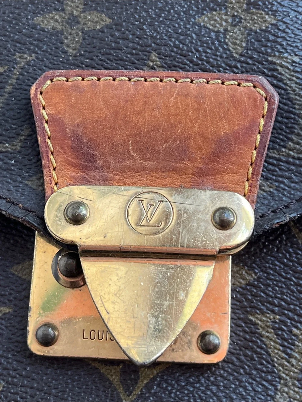 Vintage Louis Vuitton Monogram Canvas Briefcase